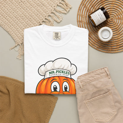 Mr. Pickle's October Sticker - Comfort Colors T-shirt