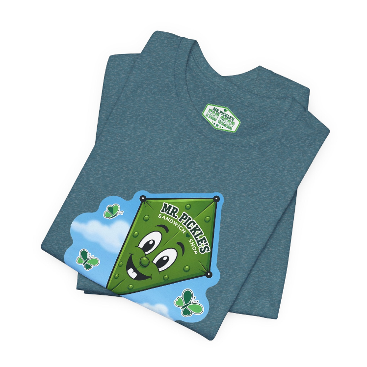 Mr. Pickle's September Sticker Kite Tee – Bella Canvas T-shirt