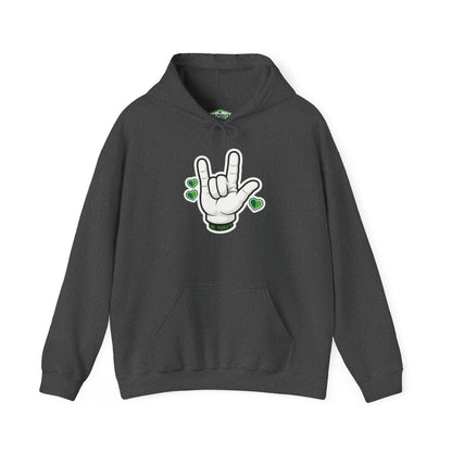 Mr. Pickle's Love Sign Tee April Sticker Hoodie