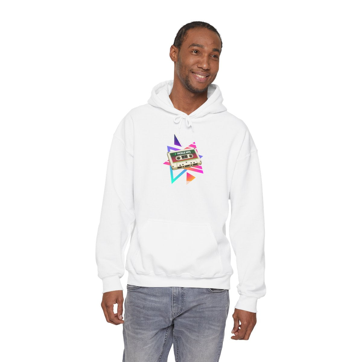 Mr. Pickle's May Sticker 2026 Cassette Tape 'Pickle Hits' Retro Graphic Hoodie