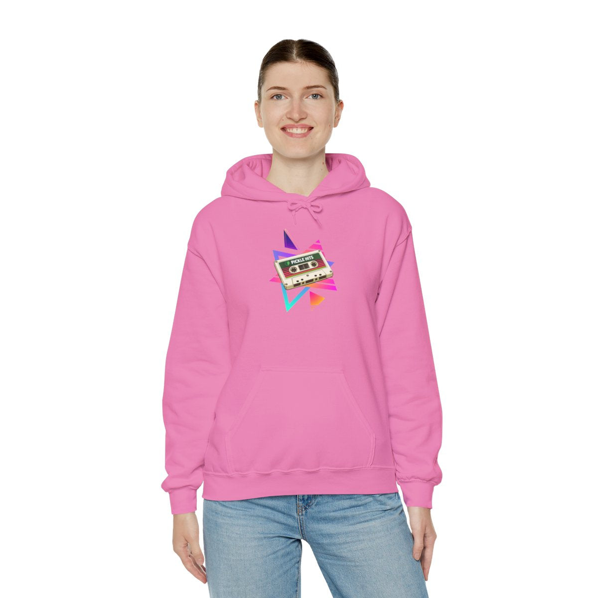 Mr. Pickle's May Sticker 2026 Cassette Tape 'Pickle Hits' Retro Graphic Hoodie