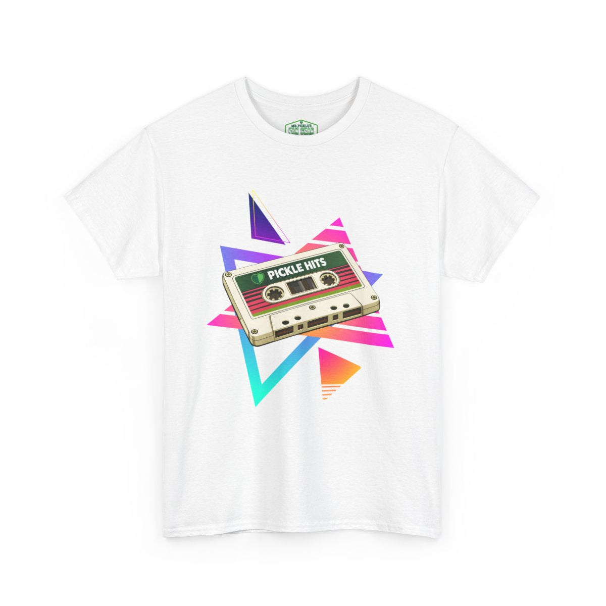 Mr. Pickle's May Sticker 2026 Cassette Tape 'Pickle Hits' Retro Graphic Tee