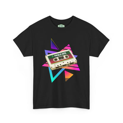 Mr. Pickle's May Sticker 2026 Cassette Tape 'Pickle Hits' Retro Graphic Tee