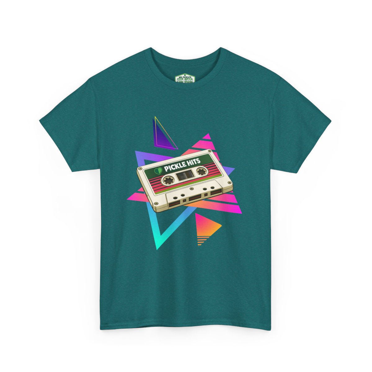 Mr. Pickle's May Sticker 2026 Cassette Tape 'Pickle Hits' Retro Graphic Tee