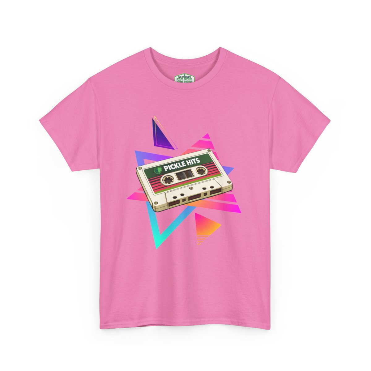 Mr. Pickle's May Sticker 2026 Cassette Tape 'Pickle Hits' Retro Graphic Tee